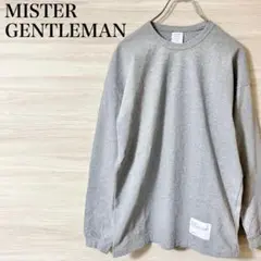 MISTER GENNTLEMAN 切り替え L/S SHIRT GRAY