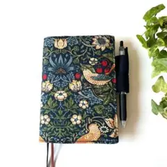 ほぼ日手帳カバー　オリジナルサイズ　モリス　いちご泥棒