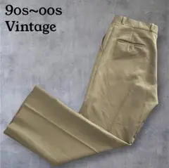 90s~00sインポート古着　ヴィンテージストレートチノパン 　実寸M～L相当