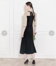 【美品】LEJA マーメイドドレス 結婚式 パーティー ブラック　2回着用のみ