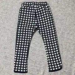 チェック ボトムス ズボン　パンツ　レギンス　裏起毛