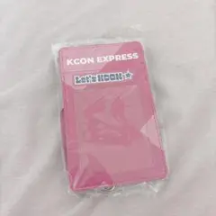 KCON EXPRESS IDカードホルダー ピンク