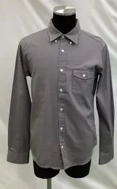 S125K メンズシャツ LL グレー 春秋 綿100% マクバトロス 6/12