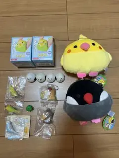 ガチャガチャまとめ売り セキセイインコ 文鳥 やわもっちことり