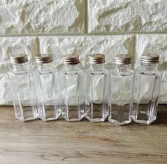 ハーバリウム瓶 六角瓶100ml 6本セット ④