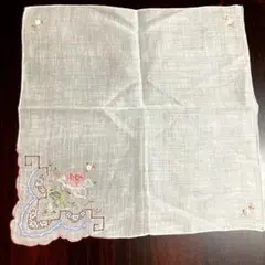 スワトウ刺繍　ハンカチ