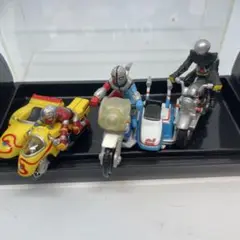 【新品・未開封】キャラウィール　キカイダー&ハカイダー3個セット　バンダイ キャラウィール 人造人間キカイダー ハカイダーの白いカラス