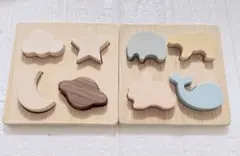 ⭐︎ はめこみパズル 8点 知育玩具 モンテッソーリ 形合わせ