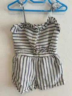 baby GAP ストライプオーバーオール 12-18ヶ月