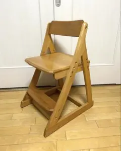 ニトリ 学習イス メルシーC 勉強椅子　天然木　送料込