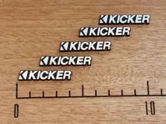 キッカー　KICKER 40エンブレム シルバー　５個1セット