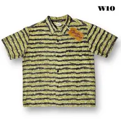 人気品! TENDERLOIN 半袖シャツ アロハ タイガーカモ グリーン M