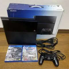 PS4 箱あり プレステ4 BLACK 500GB ソフト2つ付き