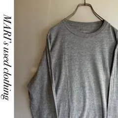 No.1067 シンプル◎ Champion ロンT US古着 サイズM
