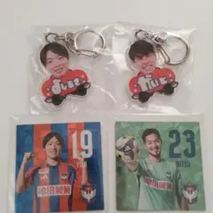 アルビレックス新潟　キーホルダー　ステッカー　4点セット
