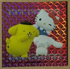 シークレットホログラムステッカー「シークレットA（ハローキティ他）」単品　激レア