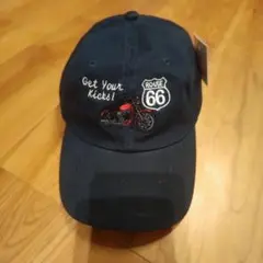ルート66 キャップ 帽子 黒
