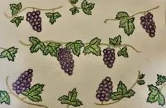 ぶどう　ハンドメイド　イラスト　絵画　色鉛筆画