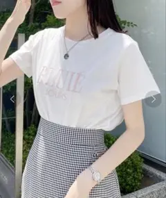 one way 刺繍 ロゴTシャツ