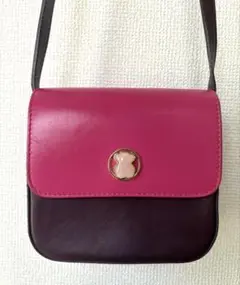 美品✨TOUS トゥース ショルダーバッグ ピンク スペインブランド くま