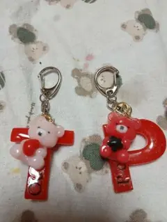 イニシャルキーホルダー。名前入り