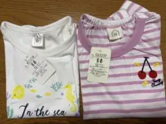 80cmＴシャツ2枚セット