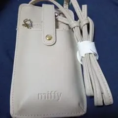 miffy スマホショルダーバッグ ベージュ