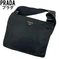 ✨極美品 PRADA プラダ ショルダーバッグ サコッシュ ブラック 黒