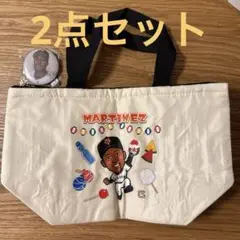 読売ジャイアンツ ガチャ お祭りver 保冷トートバッグ マルティネス　缶バッチ