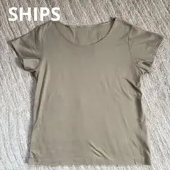 美品★SHIPS ベージュ Tシャツ