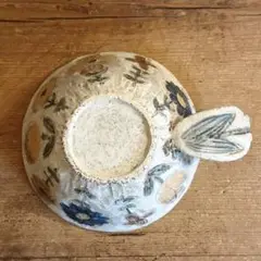 本田あつみさん　ワイルドフラワー　オーバル皿24cm×17cm 本田あつみさん ワイルドフラワー オーバル皿24cm×17cm