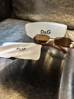 D&G ブラウン サングラス ケース付き