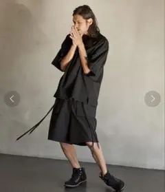 a lit r ブラック ハーフパンツ