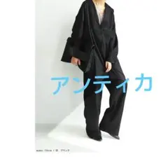 最終値下 アンティカ patterntorso オールインワン サロペット 黒