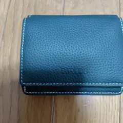 BARCOS ダークグリーン レザー 財布