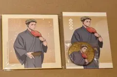 【匿名配送】呪術廻戦　花やしき　七海建人　缶バッジ　色紙　特典ポストカード