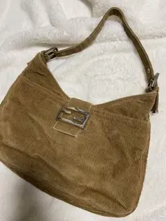 FENDI フェンディ ショルダーバッグ コーデュロイ 状態◎
