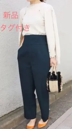 IENA トリアセボンディングハイウエストパンツ　38サイズ IENA トリアセボンディングハイウエストパンツ 40 ナチュラル