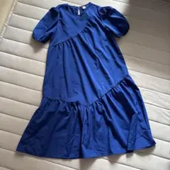 ロイヤルブルーワンピース　SHEIN