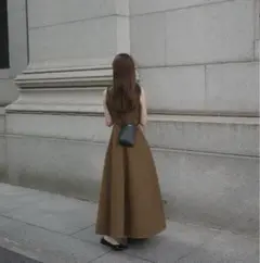 【美品】Helen / widing pattern dress アイボリー