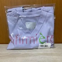 アンファミエ　ナーススクラブ ラベンダー×ネイビー　Sサイズ