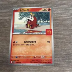 マクドナルド ホゲータ ポケモンカード