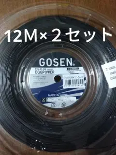 ゴーセン エッグパワー1.24 12Ｍ×２セット