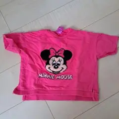 ミニーマウス ピンク Tシャツ 80