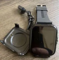 新品 ブラック スクエア スマートウォッチ 本体