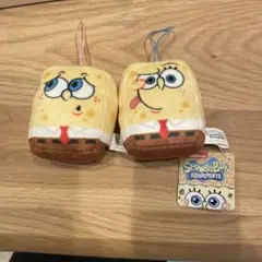 スポンジボブ　フェイスマスコット　2個セット