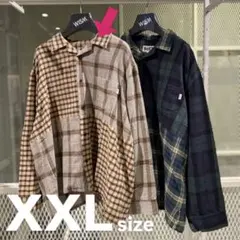 BoTT Box Flannel Shirt パッチワーク ネルシャツ bim