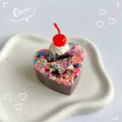 平成女児チョコMAX♡★ リングスタンド 【ハート2】