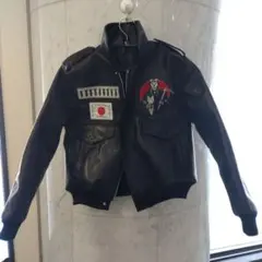 LA ROCKA! レザージャケット Sサイズフライングジャケットほぼ新品です！ LA ROCKA! レザージャケット Sサイズフライングジャケットほぼ