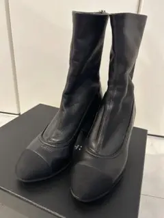 希少 美品 CHANEL シャネル ショートブーツ
